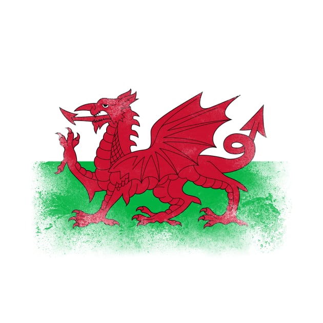 Wales Flag by psychoshadow