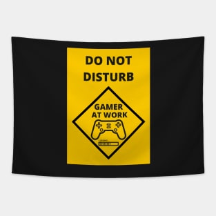 DO NOT DISTURB GAMER AT WORK Tapestry