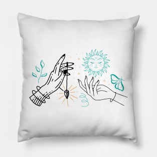 Celestial Hands Pillow