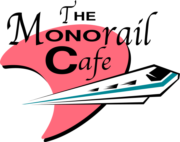 The Monorail Cafe Kids T-Shirt by GrizzlyPeakApparel