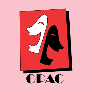 GPAC Logo Black Text - Transparent T-Shirt