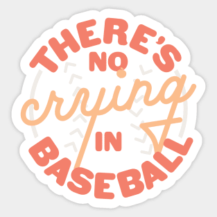 There's No Crying in Baseball Rockford Peaches SVG PNG 