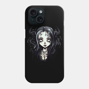 Goth Waifu Cat Girl Demon Phone Case