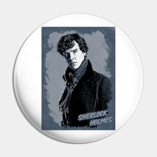 Sherlock Holmes Poster Art Pin