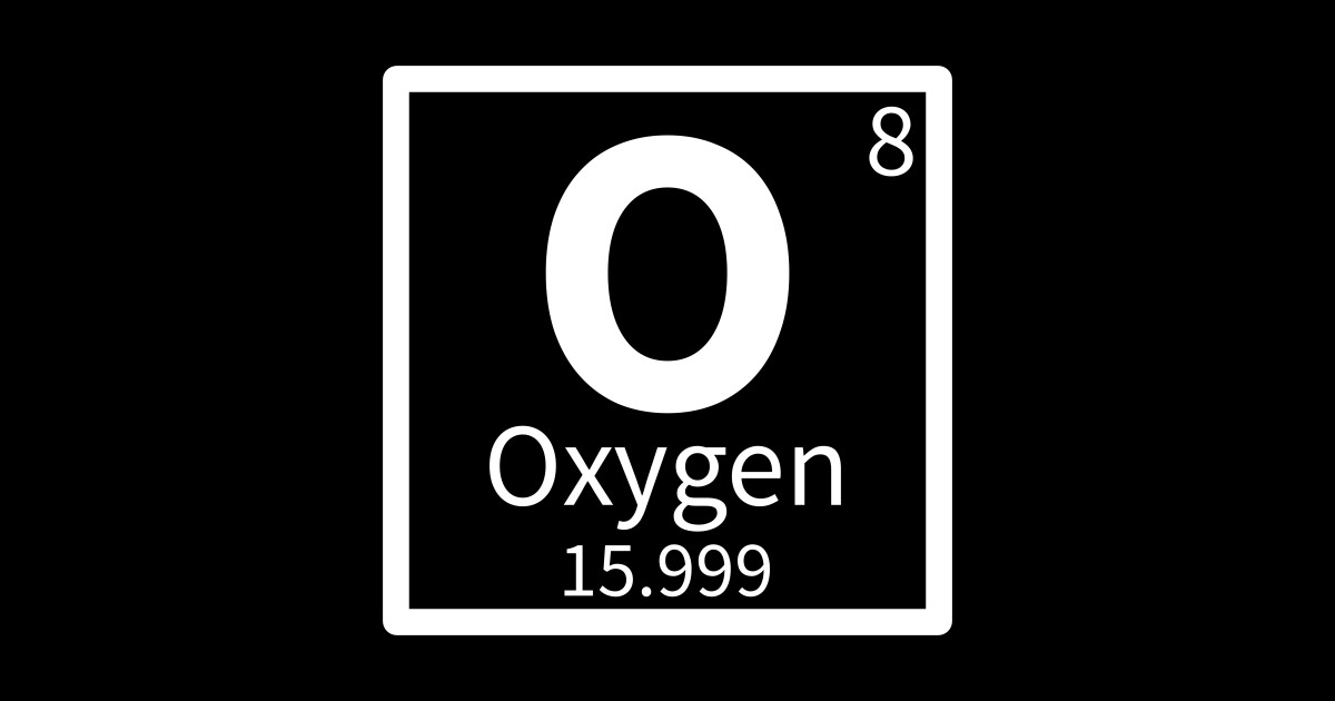 Oxygen — Periodic Table Element 8 - Oxygen - Sticker | TeePublic