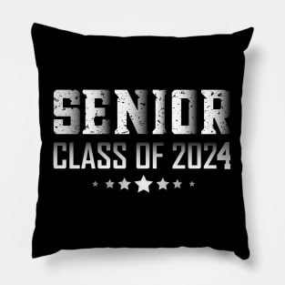 Senior 2024 faded Pillow