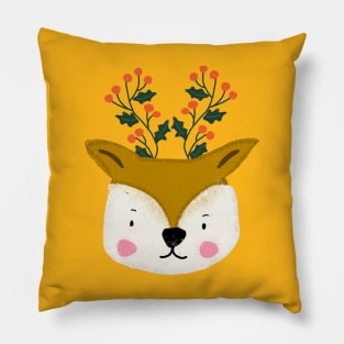 Cute Santa deer Pillow