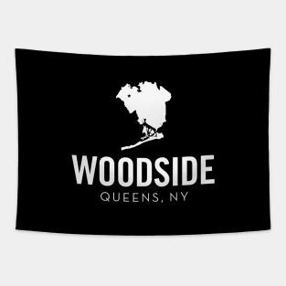 Woodside, Queens - New York (white) Tapestry