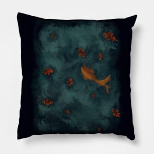 Dark Ripples Pillow