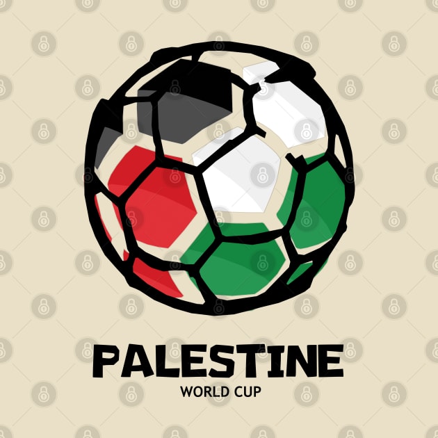 Palestine Football Country Flag by KewaleeTee