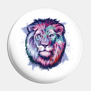 Lion wild Pin