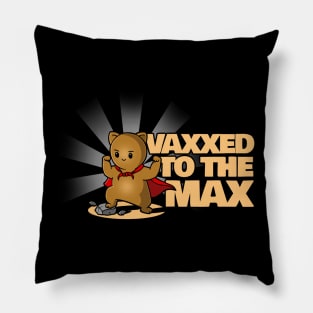 Vaxxed to the Max Pro-Vaccination Science Pillow