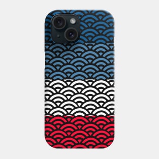 Retro Japanese Clouds Pattern RE:COLOR 23 Phone Case