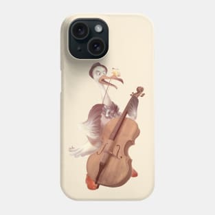 The Ostrich Playing the Cello Phone Case