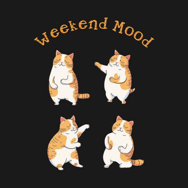 Cat in weekend mood by Kayasa Art