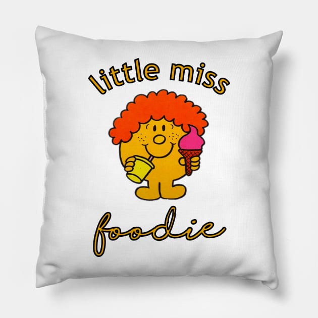 Little miss foodie Pillow by VanArt