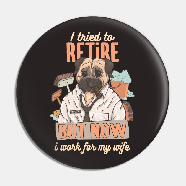 Humor Farewell Coworker Retirement Gift Pin by USProudness