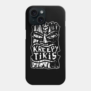 Kreepy Tikis Black and White Logo Phone Case