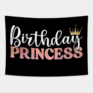 Birthday Princess Crowned Tapestry