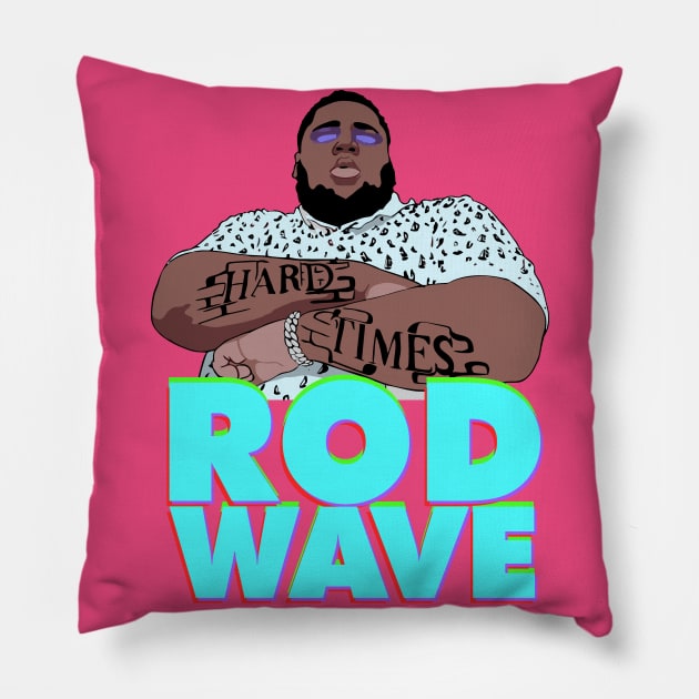 Rod Wave Pillow by Pittih