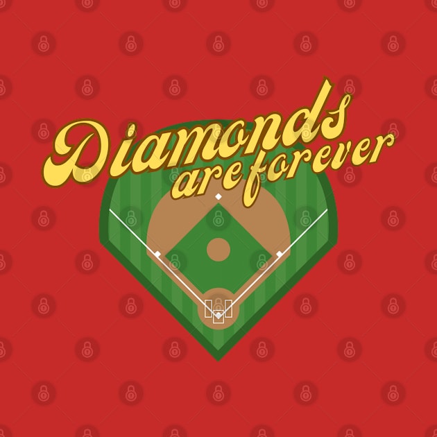 Baseball | Diamonds Are Forever | Baseball Fan | Valentine by JENXTEES