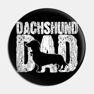 Dachshund Dad For Fathers Day Pin