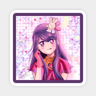 Ai Oshi no pastel design Magnet