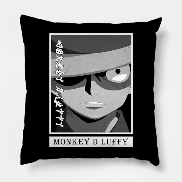 monkey d luffy Pillow by HokiShop