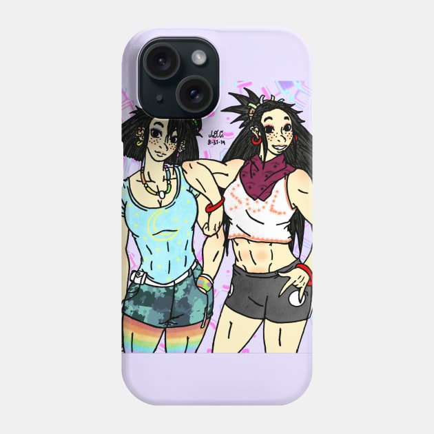 Twin Ravers Phone Case by TeeJay93