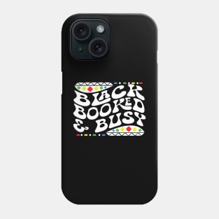 Black Booked and Busy Shirt Phone Case