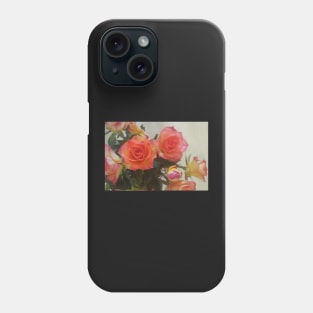 Roses, yellow and pink Phone Case