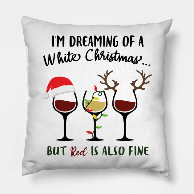 Boozy Christmas Pillow by FUNNYTIMES