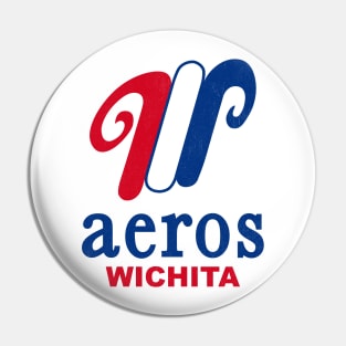 Defunct Wichita Aeros Baseball 1981 Pin