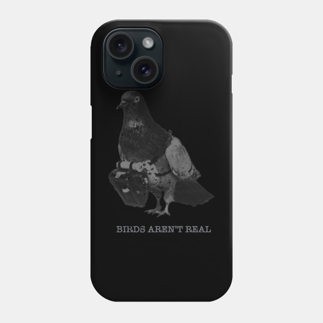 Birds Aren’t Real Phone Case by ArtOfJHammond