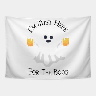 Boos Funny Halloween Beer Lover Tapestry