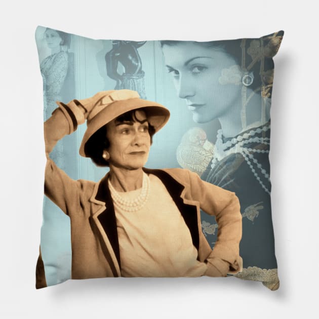 Mademoiselle Chanel - Coco Chanel - Pillow