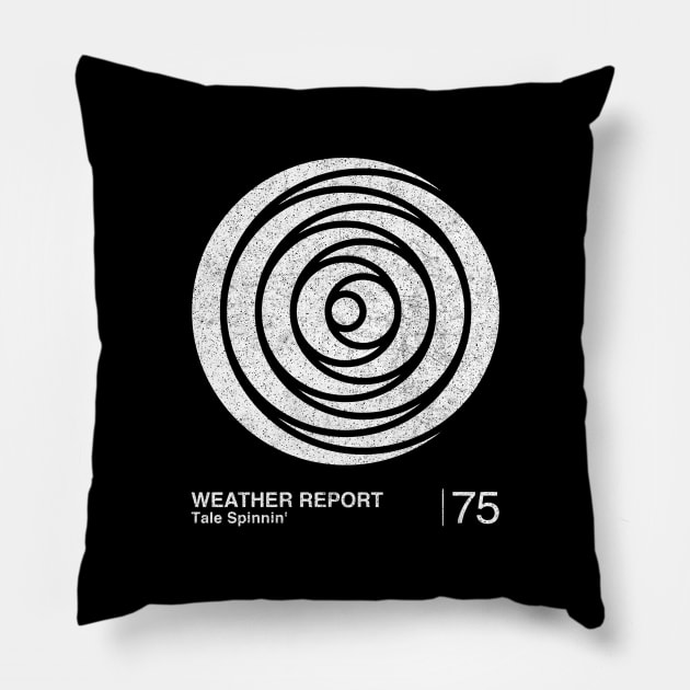 Weather Report / Minimalist Graphic Artwork Fan Design Pillow by saudade