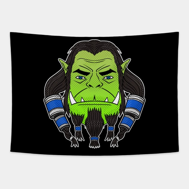 Good Orc Tapestry by nickbeta