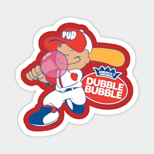 Dubble Bubble Baseball Magnet