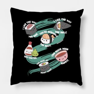 Cute Sushi Puns, Sashimi Pillow