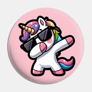 Dabbing Unicorn Pin