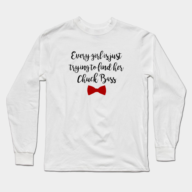 Gossip Girl Chuck Bass Chuck Bass Camiseta Manga Larga