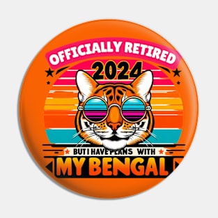 Officially retired but I have plans with my Bengal CAT. BENGALS LOVERS Pin