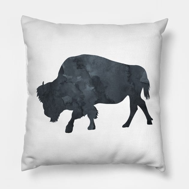 Highland Cattle Pillow by TheJollyMarten