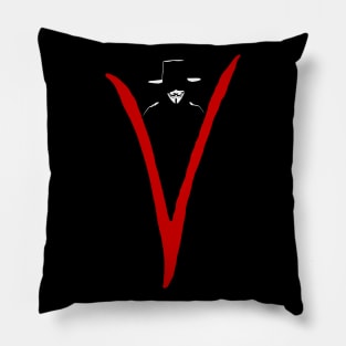 V for Vendetta from the Alan Moore comic Pillow