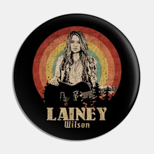 Retro Sunset Lainey Wilson Pin