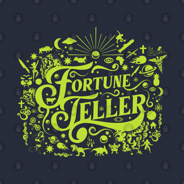 Vintage Fortune Teller Green by CTShirts