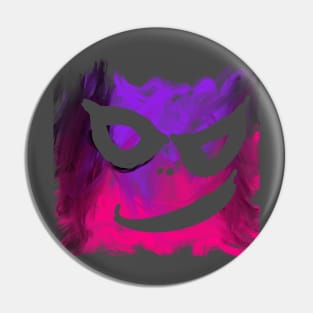 Pink smile monster Pin