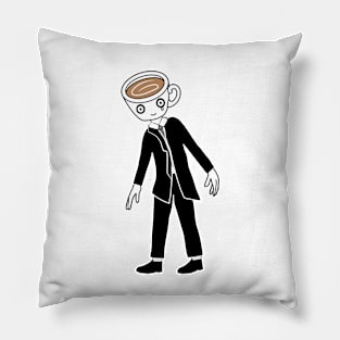 Coffee Head Pillow