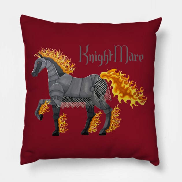 KnightMare Pillow by Jaq of All